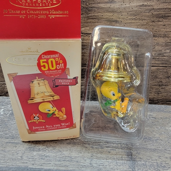 2003 Jingle All The Way! Tweety Looney Tunes Hallmark Keepsake Ornament - Picture 4 of 4